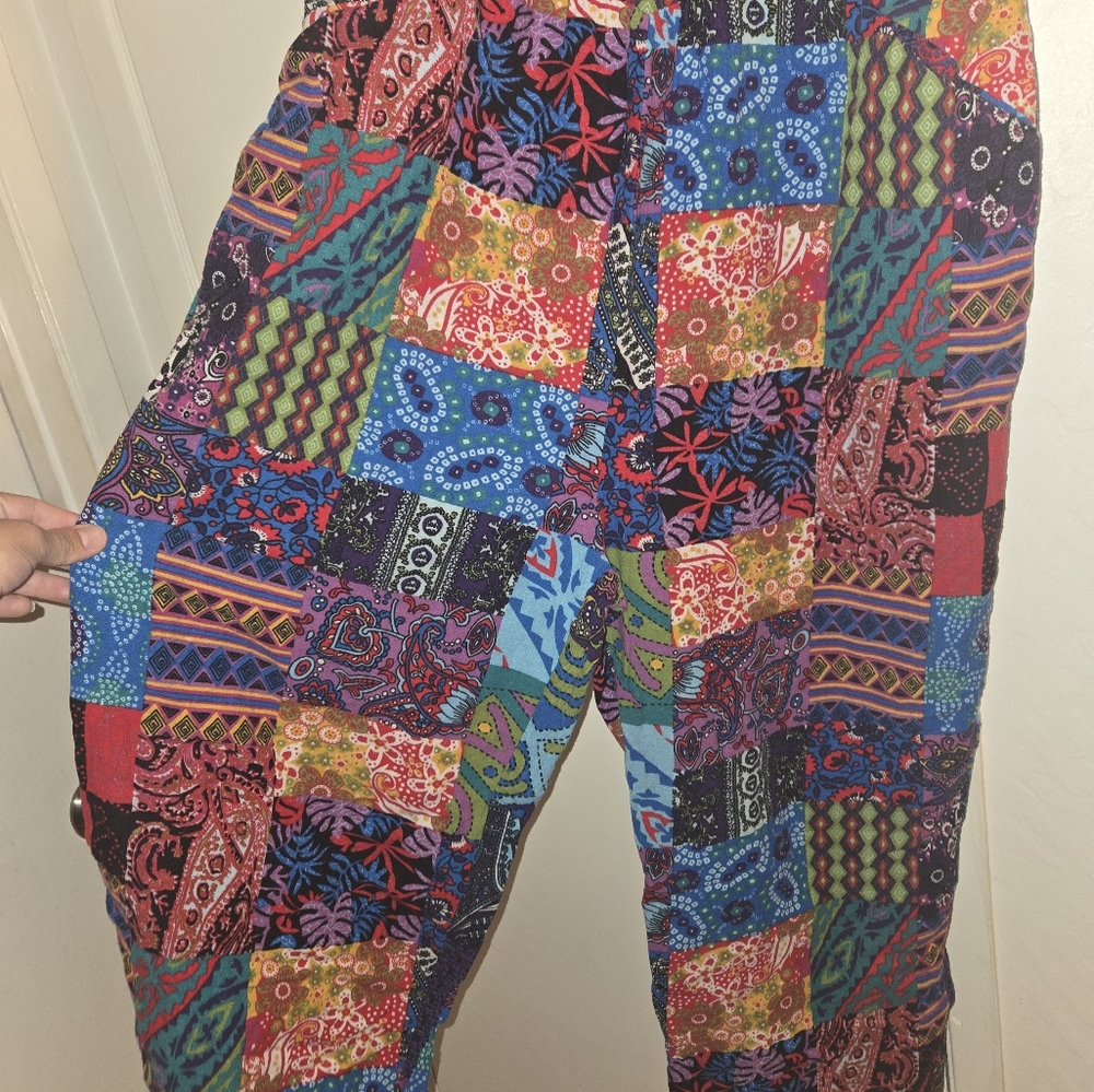 Colorful Patchwork Jumpsuit - Picture 3 of 3